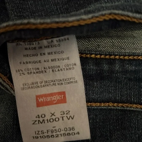 Wrangler Authentics Men’s Jeans W 40 L 32 - Picture 5 of 6